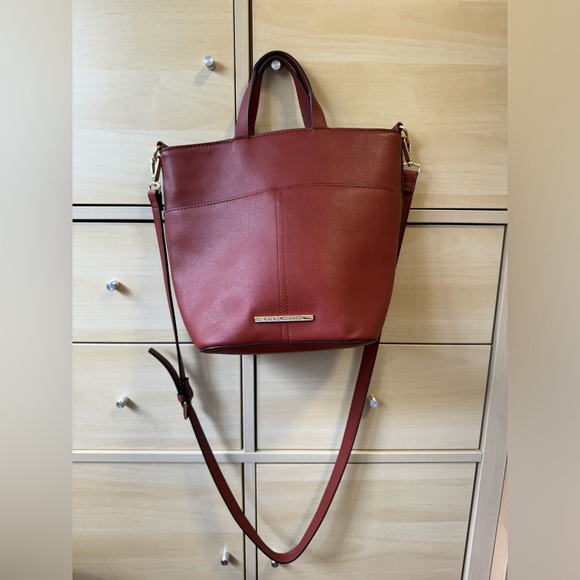 Burgundy Steve Madden Leather Purse - Handles & Crossbody - Picture 3 of 4